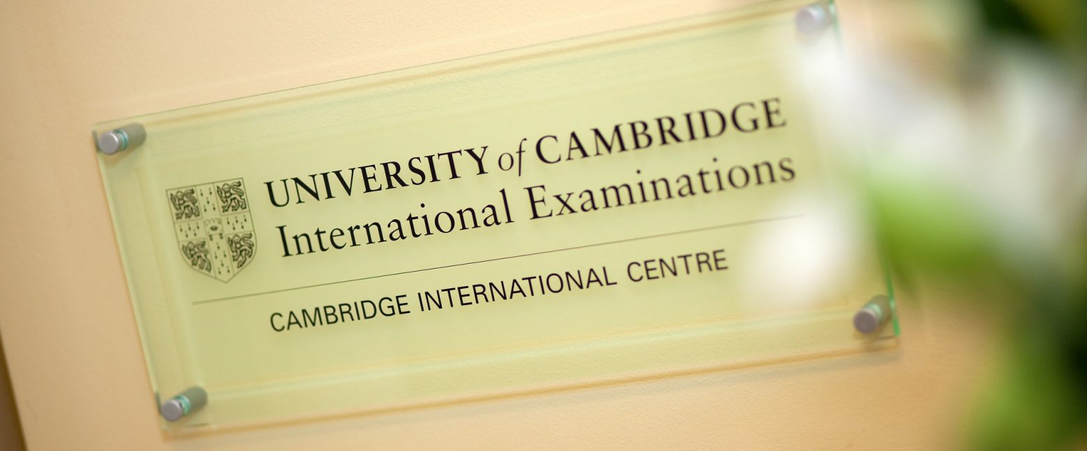 University of Cambridge sign